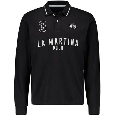 La Martina Langarm Poloshirt Schwarz - T-Shirt & Polo Shirt La Martina Langarm Poloshirt Schwarz - T-Shirt & Polo Shirt