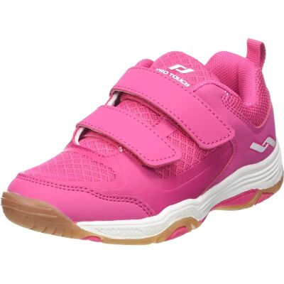 PRO TOUCH Kinder Volleyballschuhe Pink/Rotwein/Gummi - Hallenschuh Kinder Indoor PRO TOUCH Kinder Volleyballschuhe Pink/Rotwein/Gummi - Hallenschuh Kinder Indoor
