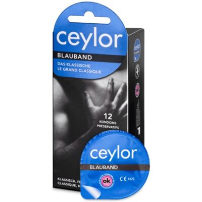 Preservativi in lattice Ceylor Blauband - 12 pezzi Preservativi in lattice Ceylor Blauband - 12 pezzi