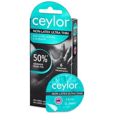 Ceylor Preservativi Ultra Sottili in Poliuretano - 6 pz Ceylor Preservativi Ultra Sottili in Poliuretano - 6 pz