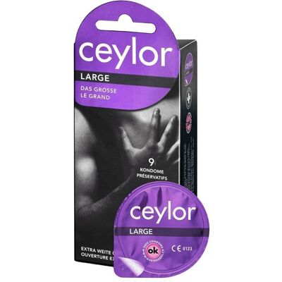 Ceylor Large 9 pezzi Preservativi Trasparenti Ceylor Large 9 pezzi Preservativi Trasparenti