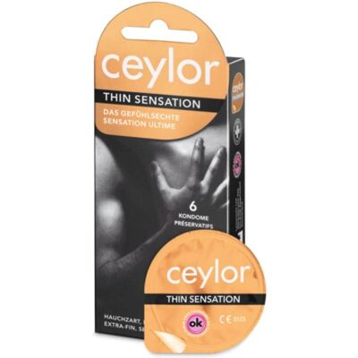 Ceylor Sensazione Sottile - Preservativi Ultra Sottile di Sensibilità Ceylor Sensazione Sottile - Preservativi Ultra Sottile di Sensibilità