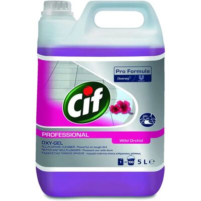Cif Orchidée Sauvage 5L Nettoyant Multi-surfaces - Nettoyant Surface - Publicité Cif Orchidée Sauvage 5L Nettoyant Multi-surfaces - Nettoyant Surface - Publicité