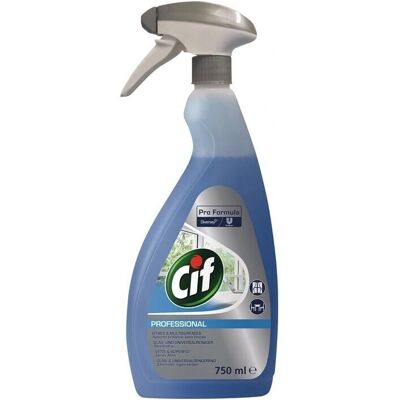 Nettoyant Vitres et Surfaces CIF Pro - 750ml - Publicité Nettoyant Vitres et Surfaces CIF Pro - 750ml - Publicité