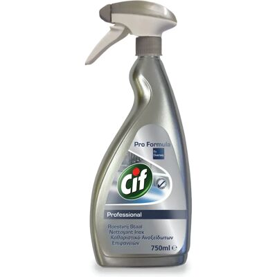 Cif Pro Formule Nettoyant métal - 750ml - Nettoyant/Polish métal - Publicité Cif Pro Formule Nettoyant métal - 750ml - Nettoyant/Polish métal - Publicité