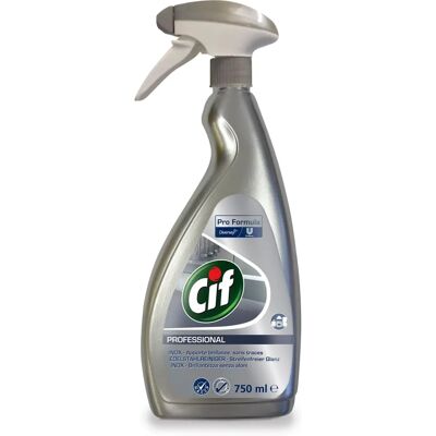 Pulitore inox & vetro Cif - 750ml Professionale Pulitore inox & vetro Cif - 750ml Professionale