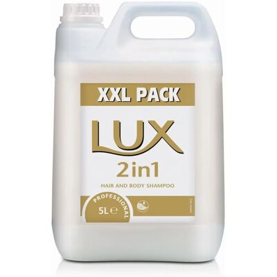 Diversey - Lux Pro - 2 en 1 - 5 L - Shampoo y Gel de Ducha Diversey - Lux Pro - 2 en 1 - 5 L - Shampoo y Gel de Ducha