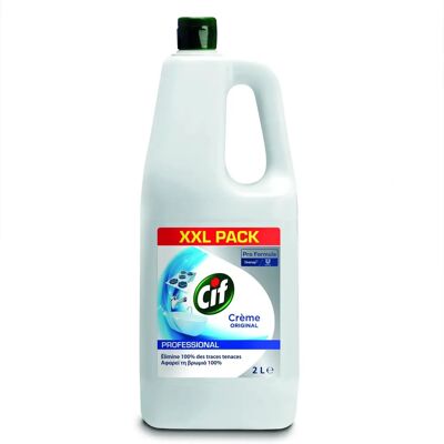 Crème à récurer multi-surfaces Cif - Pack de 6 de 2L - Publicité Crème à récurer multi-surfaces Cif - Pack de 6 de 2L - Publicité