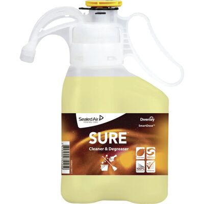 Diversey - SURE SmartDose Kitchen Cleaner Degreaser Concentrate - 1,4 L - Koncentrat - Rengöringsmedel Diversey - SURE SmartDose Kitchen Cleaner Degreaser Concentrate - 1,4 L - Koncentrat - Rengöringsmedel