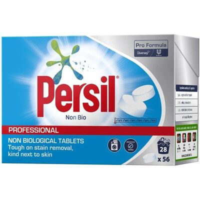 Persil Pro Formula Non Biological Pack of 56 Tablets - laundry detergent tablets Persil Pro Formula Non Biological Pack of 56 Tablets - laundry detergent tablets
