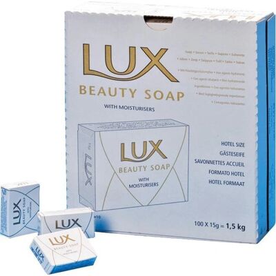 Lux Handseife - Gel mit Feuchtigkeitskomplex - 100 Stück - 15g Lux Handseife - Gel mit Feuchtigkeitskomplex - 100 Stück - 15g