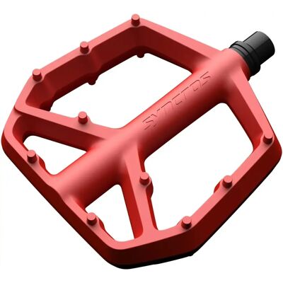 Syncros Squamish III Nylon Flachpedal - Mountainbike - Feuer Orange Syncros Squamish III Nylon Flachpedal - Mountainbike - Feuer Orange