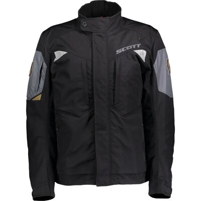 Scott Adv Terrain Dryo Motorrad Textiljacke - Wasserdicht, CE Level 2, Schwarz Scott Adv Terrain Dryo Motorrad Textiljacke - Wasserdicht, CE Level 2, Schwarz