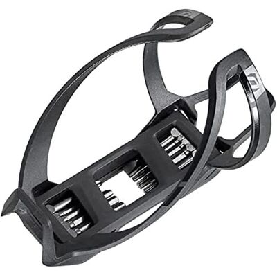 Syncros Rennrad Flaschenhalter mit integriertem Multi-Tool - Schwarz - One Size - Straße & Gravel Syncros Rennrad Flaschenhalter mit integriertem Multi-Tool - Schwarz - One Size - Straße & Gravel