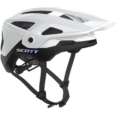 Casque Scott Stego Plus Blanc - Casque VTT - Publicité Casque Scott Stego Plus Blanc - Casque VTT - Publicité