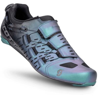 Scott Road TRI Carbon Sko - Prism Green - Svart - Syklesko Scott Road TRI Carbon Sko - Prism Green - Svart - Syklesko