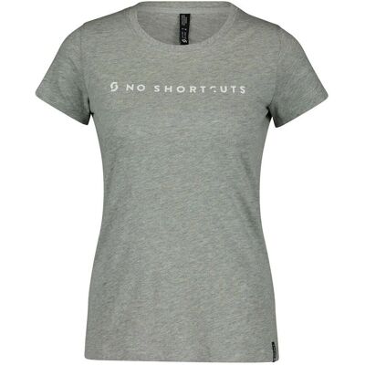Scott No Shortcuts S/Sl Tee Light Grey Melange - T-shirt Scott No Shortcuts S/Sl Tee Light Grey Melange - T-shirt