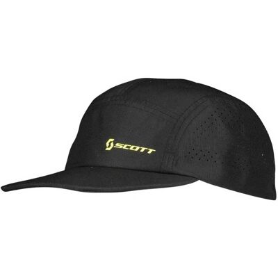 Casquette Tech RC Run 5-Panneaux Scott - Noire / Jaune - Casquette - Publicité Casquette Tech RC Run 5-Panneaux Scott - Noire / Jaune - Casquette - Publicité