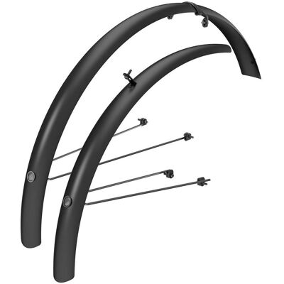 Syncros Schwarz Modell - Gravel Schutzblech-Set - Leicht & Aluminium Syncros Schwarz Modell - Gravel Schutzblech-Set - Leicht & Aluminium