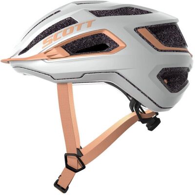 Scott Præstationsorienteret let Mips cykelhjelm - Hvid / Rose Beige - S Scott Præstationsorienteret let Mips cykelhjelm - Hvid / Rose Beige - S
