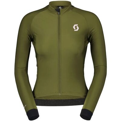 Scott - RC Pro Warm LS Jersey - Olive - L - Radtrikot Scott - RC Pro Warm LS Jersey - Olive - L - Radtrikot