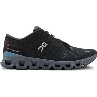 On Cloud X 4 - Laufschuhe - Schwarz/Silber On Cloud X 4 - Laufschuhe - Schwarz/Silber