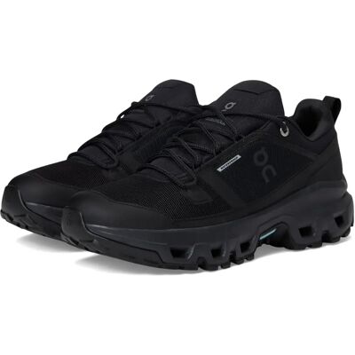 On Cloudrock Low WP Black/Black Sneaker - Wasserdicht On Cloudrock Low WP Black/Black Sneaker - Wasserdicht
