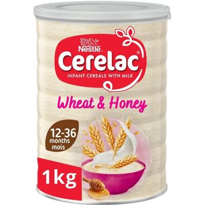 Nestlé Cerelac - Infant Honey & Wheat Cereals With Milk - 12+ Months - Cereal Nestlé Cerelac - Infant Honey & Wheat Cereals With Milk - 12+ Months - Cereal