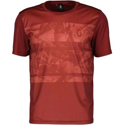 Camiseta Scott Roja de Stretch 4 Vías - Montaña Camiseta Scott Roja de Stretch 4 Vías - Montaña