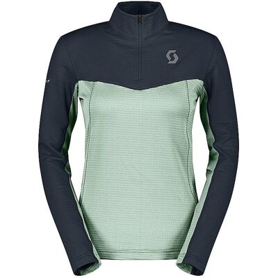 Scott Ligero Azul-Verde Mujer Fleece Midlayer - Midlayer Scott Ligero Azul-Verde Mujer Fleece Midlayer - Midlayer