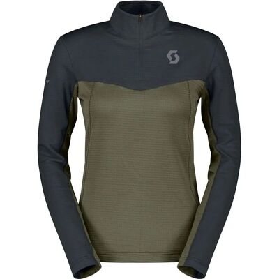 SCOTT Damen Pullover SCO Pullover W's Defined Light - female - black/douglas green - Sweater SCOTT Damen Pullover SCO Pullover W's Defined Light - female - black/douglas green - Sweater