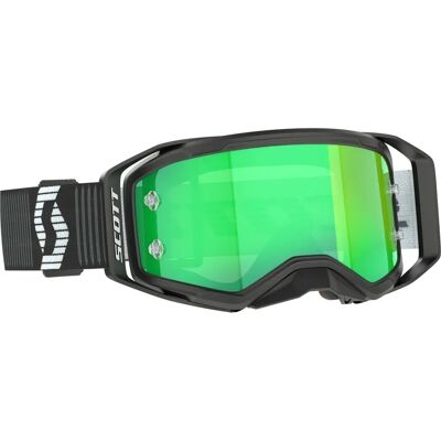 Scott Prospect 2.0 Motocrossbrille - Schwarz-Weiß mit grünem Spiegelglas Scott Prospect 2.0 Motocrossbrille - Schwarz-Weiß mit grünem Spiegelglas