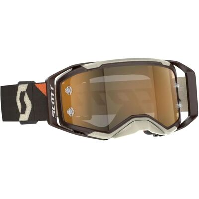 Lunettes de Motocross Scott Prospect 2.0 AMP - Chrome, Marron-Beige - Publicité Lunettes de Motocross Scott Prospect 2.0 AMP - Chrome, Marron-Beige - Publicité