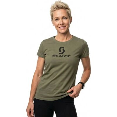 Scott W Icon S/Sl Tee - Grøn Hay - T-Skjorte Scott W Icon S/Sl Tee - Grøn Hay - T-Skjorte
