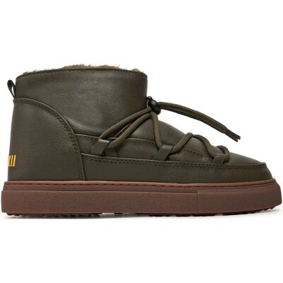 Inuikii Grape Low Kaki Schneestiefel - Schnee Stiefel Inuikii Grape Low Kaki Schneestiefel - Schnee Stiefel