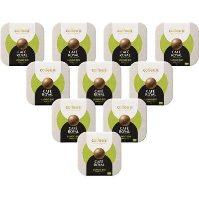Café Royal Coffee B Lungo Bio-Kapseln - Packung mit 9 Café Royal Coffee B Lungo Bio-Kapseln - Packung mit 9