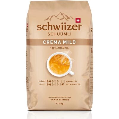 Schwiizer Schüümli Crema Mild - Kaffeebohnen Schwiizer Schüümli Crema Mild - Kaffeebohnen