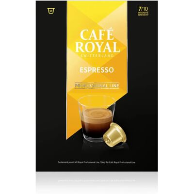 Capsules de café Espresso Café Royal - 48 pièces - Ligne Professionnelle - Publicité Capsules de café Espresso Café Royal - 48 pièces - Ligne Professionnelle - Publicité