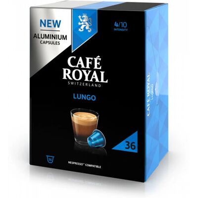 Café Royal Lungo 4/10 (36 capsules) - Publicité Café Royal Lungo 4/10 (36 capsules) - Publicité