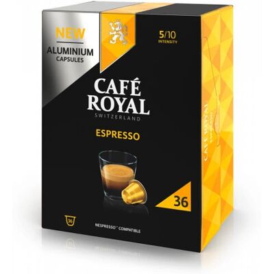 Capsules d'Espresso Café Royal - 36 pièces - Publicité Capsules d'Espresso Café Royal - 36 pièces - Publicité