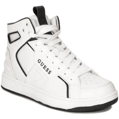 Guess - BASQET-FL7BSQ-LEA12 - Biały - Kobiety - Buty sportowe Guess - BASQET-FL7BSQ-LEA12 - Biały - Kobiety - Buty sportowe