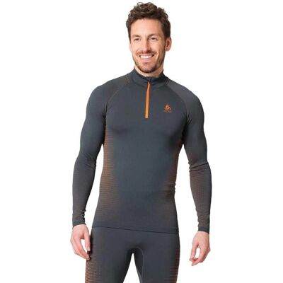 Odlo Stratul de bază Performance Warm Eco pentru bărbați - Violet - L Odlo Stratul de bază Performance Warm Eco pentru bărbați - Violet - L