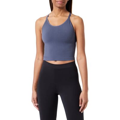 Odlo Womens Active 365 2 In1 Seamless Vest - Fitted, Grey - Vest Odlo Womens Active 365 2 In1 Seamless Vest - Fitted, Grey - Vest