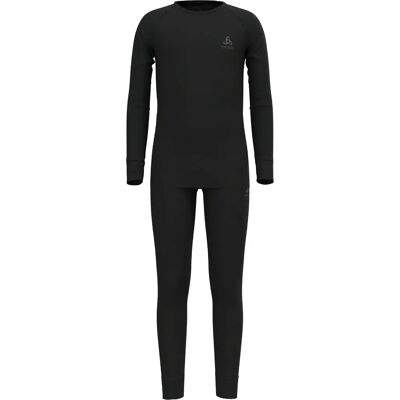 Zestaw odzieży termoaktywnej Merino Kids - Czarny - Odzież dla Dzieci Zestaw odzieży termoaktywnej Merino Kids - Czarny - Odzież dla Dzieci