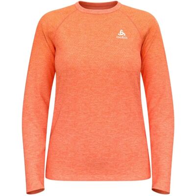Odlo Orange Seamless Langarm Laufshirt - Sportswear Odlo Orange Seamless Langarm Laufshirt - Sportswear