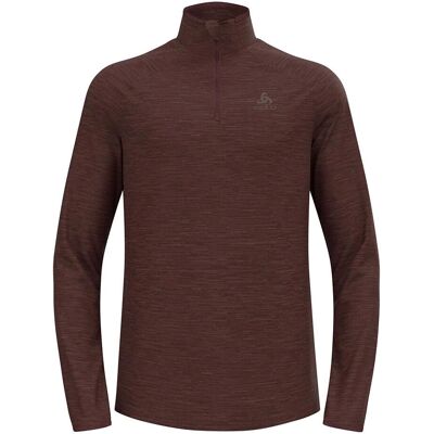 ODLO Herren Thermo Midlayer - 1/2 Reißverschluss - Braun ODLO Herren Thermo Midlayer - 1/2 Reißverschluss - Braun