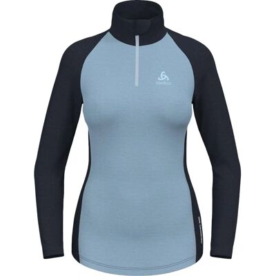 Odlo natural performance pw 150 - Blå - M - Kvinder - thermal shirt Odlo natural performance pw 150 - Blå - M - Kvinder - thermal shirt