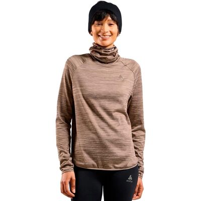 Odlo Brązowa Warstwa Pośrednia - Run Easy Warm - Odzież Sportowa Odlo Brązowa Warstwa Pośrednia - Run Easy Warm - Odzież Sportowa