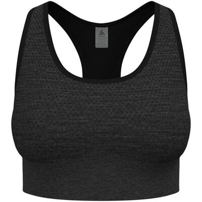 Odlo Naadloos Medium Gevulde Sport-BH - Zwart Odlo Naadloos Medium Gevulde Sport-BH - Zwart