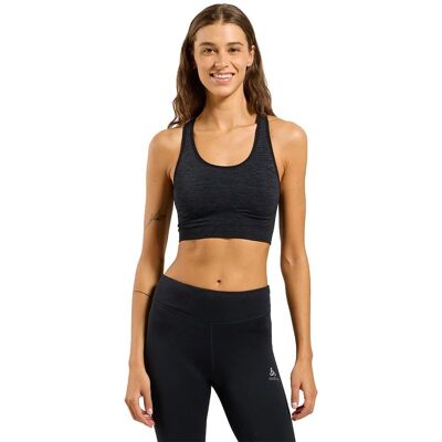 Odlo Seamless Medium - Sport-BH Dames L - Zwart Odlo Seamless Medium - Sport-BH Dames L - Zwart